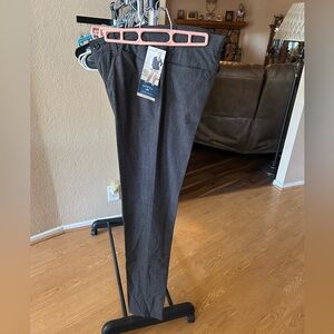 NWT Lee Black Plaid Dress Pants Classic Style